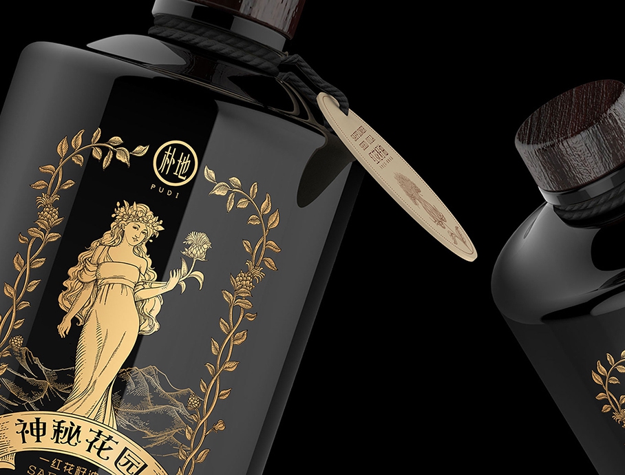 朴地食用油包装设计